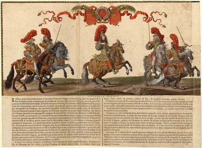 Gran Cabalgata en París en 1662, 1670 de Israël Silvestre the Younger
