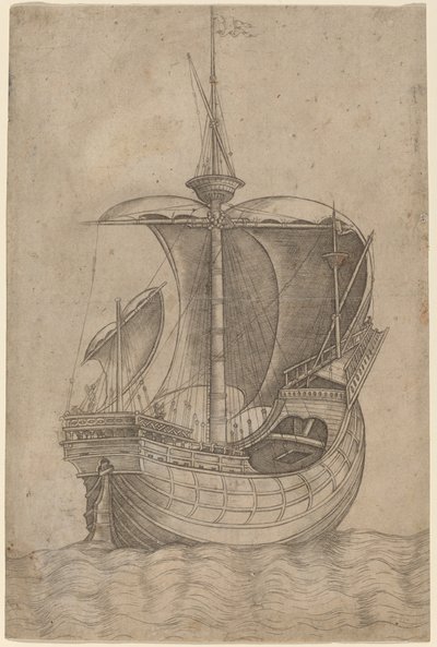 Carraca, Hacia la Derecha de Italian 15th Century
