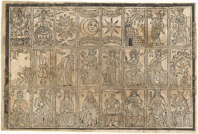 Cartas de juego de Italian 15th Century