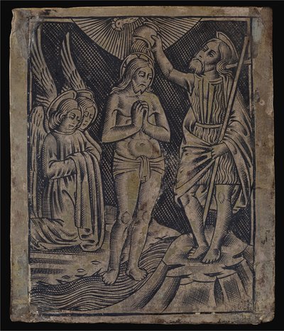 Bautismo de Cristo de Italian 16th Century