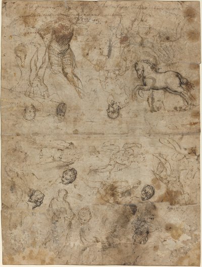 Hoja de estudios de Italian 16th Century