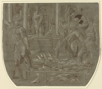 El Martirio de San Lorenzo de Italian 16th Century