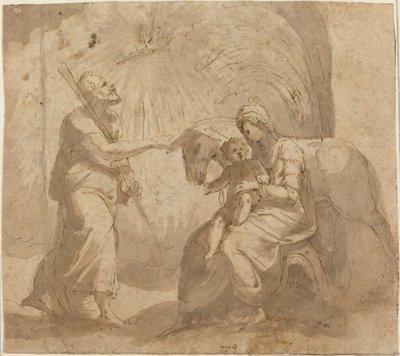 El descanso en la huida a Egipto de Italian 16th Century