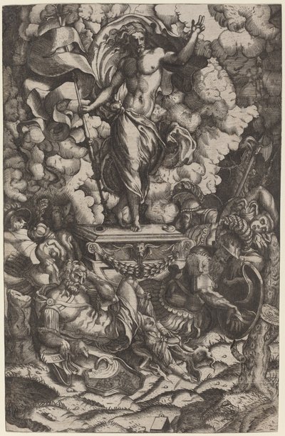 La resurrección de Italian 16th Century after Francesco Salviati