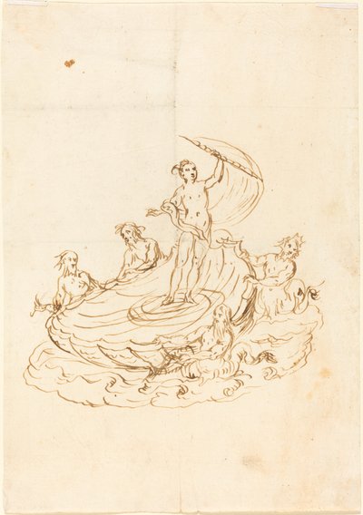 Diseño para un salero de Italian 17th Century
