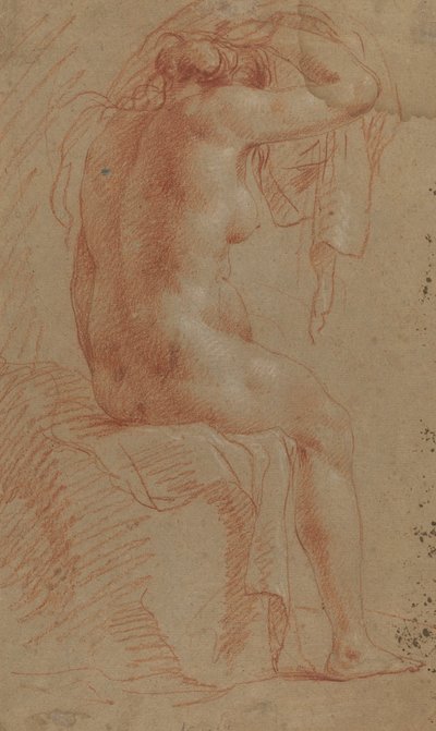 Figura Femenina Desnuda [verso] de Italian 17th Century