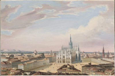 Catedral de Milán de Italian 19th Century