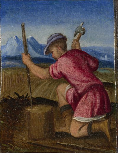 Los trabajos de los meses: Febrero, c. 1580 de Italian Master