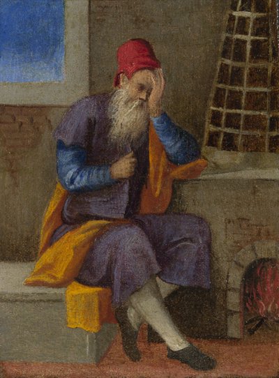 Los trabajos de los meses: Enero, c. 1580 de Italian Master