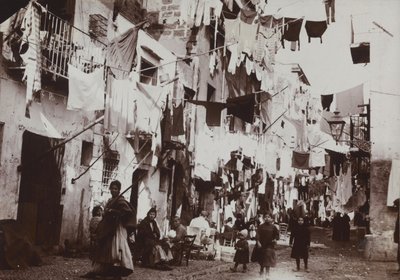 Una Calle Característica en Palermo, 1920 de Italian Photographer