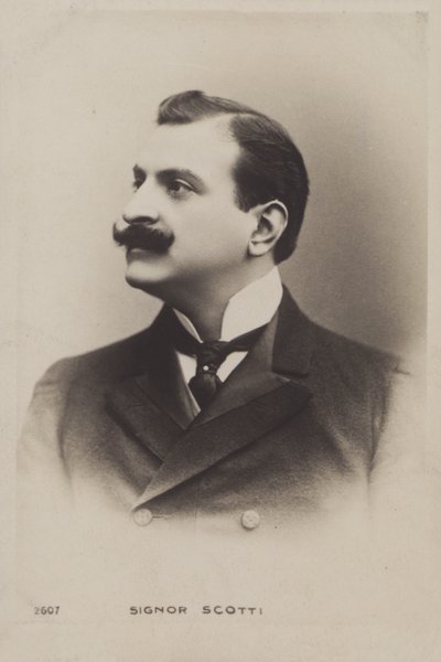 Antonio Scotti, barítono operístico italiano de Italian Photographer