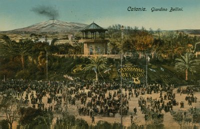 Jardín Bellini, Catania, Sicilia de Italian Photographer