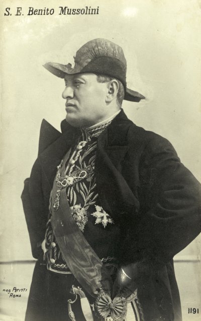 Benito Mussolini de Italian Photographer