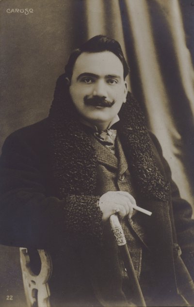 Enrico Caruso, cantante de ópera italiano de Italian Photographer