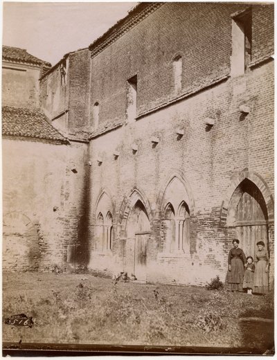 Exterior de la sala capitular, abadía de Pomposa, Emilia-Romaña, Italia de Italian Photographer