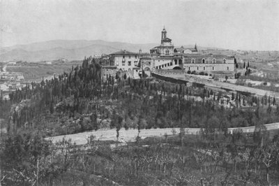 Florencia, alrededores, panorama del Convento de la Certosa de Italian Photographer