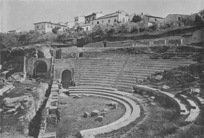 Florencia, Fiesole, Restos del Teatro Romano de Italian Photographer