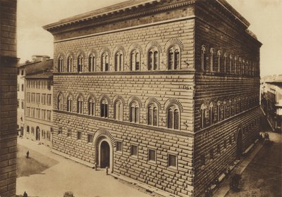 Firenze / Florencia: Palazzo Strozzi (fotografía en b/n) de Italian Photographer