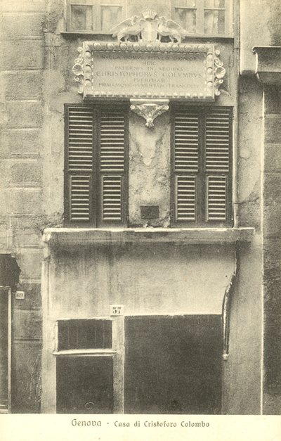 Génova, Italia, casa de Cristóbal Colón de Italian Photographer