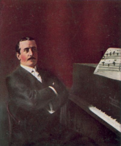 Giacomo Puccini, compositor italiano (foto en color) de Italian Photographer