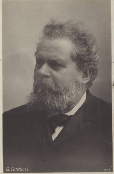 Giosue Carducci (1835-1907), poeta italiano ganador del Premio Nobel de Italian Photographer