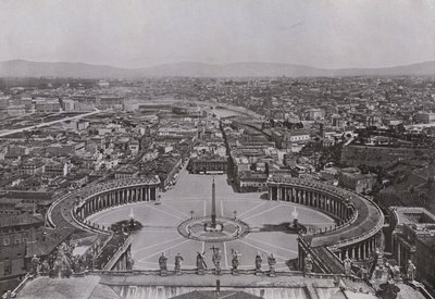 Italia: Roma, panorama tomado desde la cúpula de San Pedro de Italian Photographer