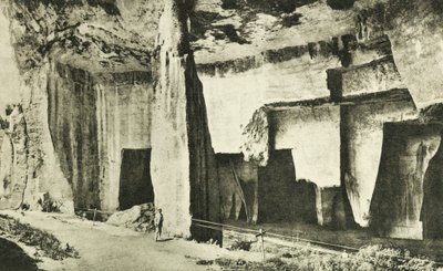 Latomia del Paradiso o dei Cordari (foto b/n) de Italian Photographer