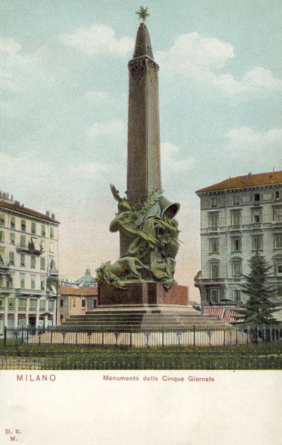 Milán, Italia, Monumento de las Cinco Jornadas de Italian Photographer