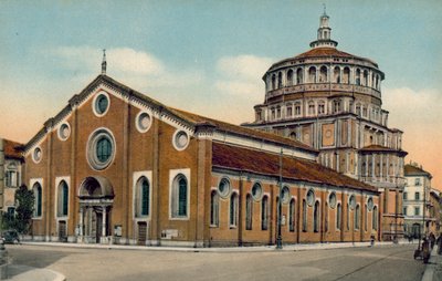 Milán / Milan: Iglesia de S Maria della Grazie (foto en color) de Italian Photographer