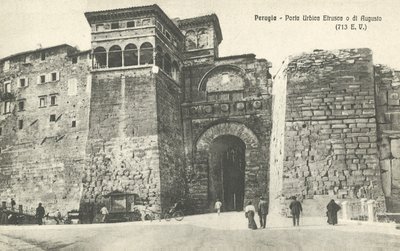 Perugia, Italia, Porta Urbica Etrusca o de Augusto de Italian Photographer