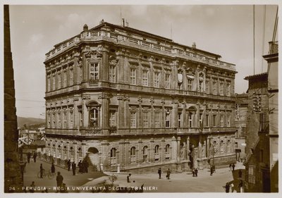 Perugia, Università degli Stranieri, c. 1920 de Italian Photographer