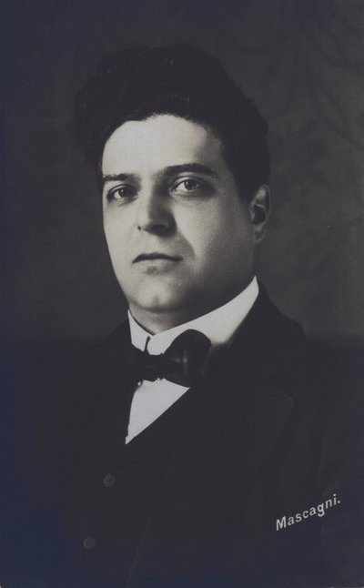 Pietro Mascagni, compositor italiano de la ópera Cavalleria Rusticana de Italian Photographer