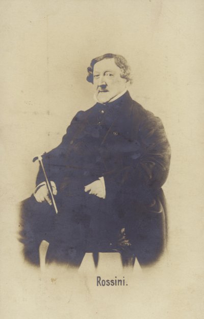 Retrato de Gioachino Rossini de Italian Photographer