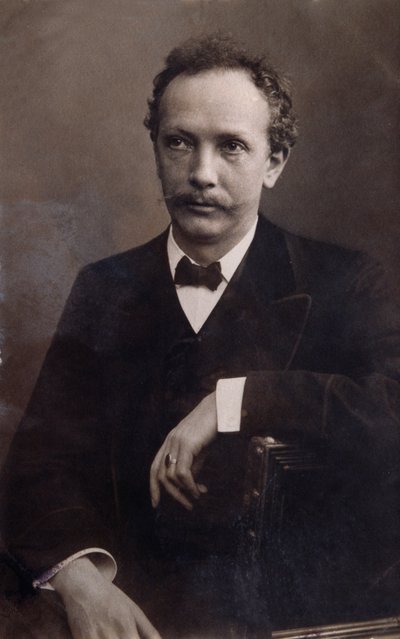 Retrato del compositor alemán Richard Strauss (1864-1949). de Italian Photographer