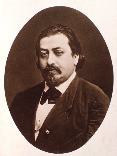 Retrato del compositor polaco Henryk Wieniawski (1835-1880) de Italian Photographer