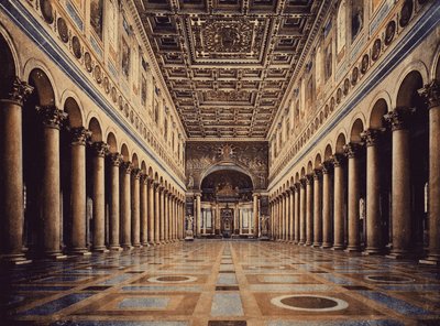 Roma / Roma: Basílica de San Pablo, interior (foto en color) de Italian Photographer
