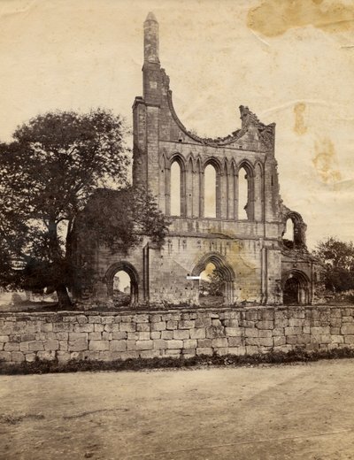Ruinas de la abadía de Byland, vista desde el noroeste, Reino Unido, circa 1890 de Italian Photographer