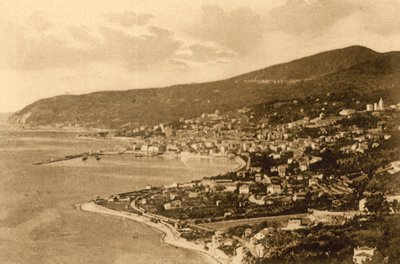 San Remo, Panorama desde Poggio (foto en b/n) de Italian Photographer