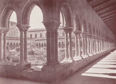 Sicilia: Los Claustros, Monreale (foto b/n) de Italian Photographer