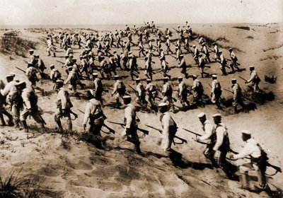 El desembarco italiano en Bengasi (o Bengazi) (Libia) en Cirenaica de Italian Photographer