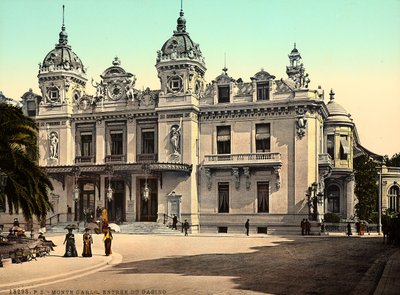 La fachada del Casino de Montecarlo, en el Principado de Mónaco, en Francia de Italian Photographer