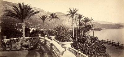 El jardín del Casino de Montecarlo, en el Principado de Mónaco de Italian Photographer
