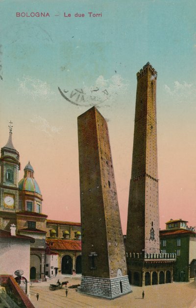 Las dos torres en Bolonia, Italia de Italian Photographer