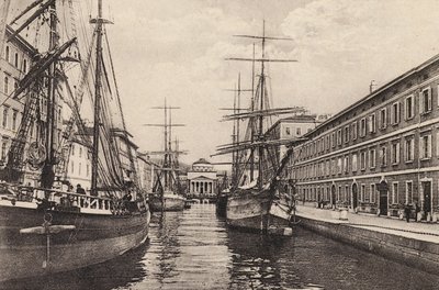 Trieste: Canale Grande (foto b/n) de Italian Photographer