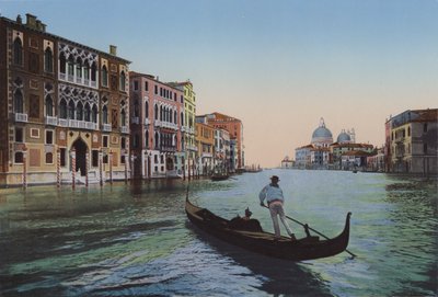 Venecia, Canal Grande desde la Academia, Palacio Franchetti de Italian Photographer