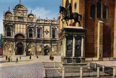 Venecia / Venice: Monumento a B Colleoni (foto en color) de Italian Photographer