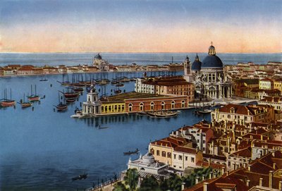 Venezia / Venecia: Panorama desde el Campanile (foto en color) de Italian Photographer
