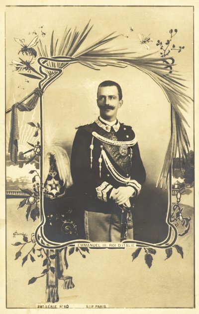 Víctor Manuel III, Rey de Italia de Italian Photographer