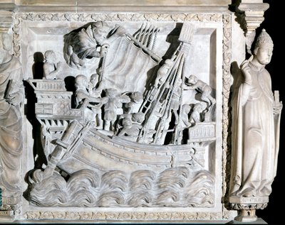 Barco del siglo XIV. Iglesia de San Eustorgio en Milán. de Italian School