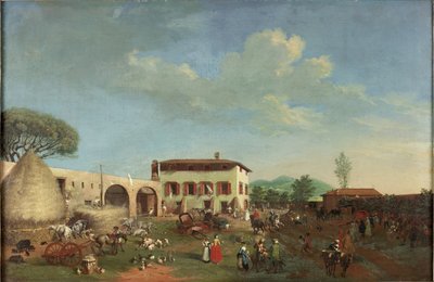 Un corral de Italian School